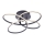 Leuchten Direkt 15660-18 - Candelabro integrado LED com regulação NODE LED/27W/230V