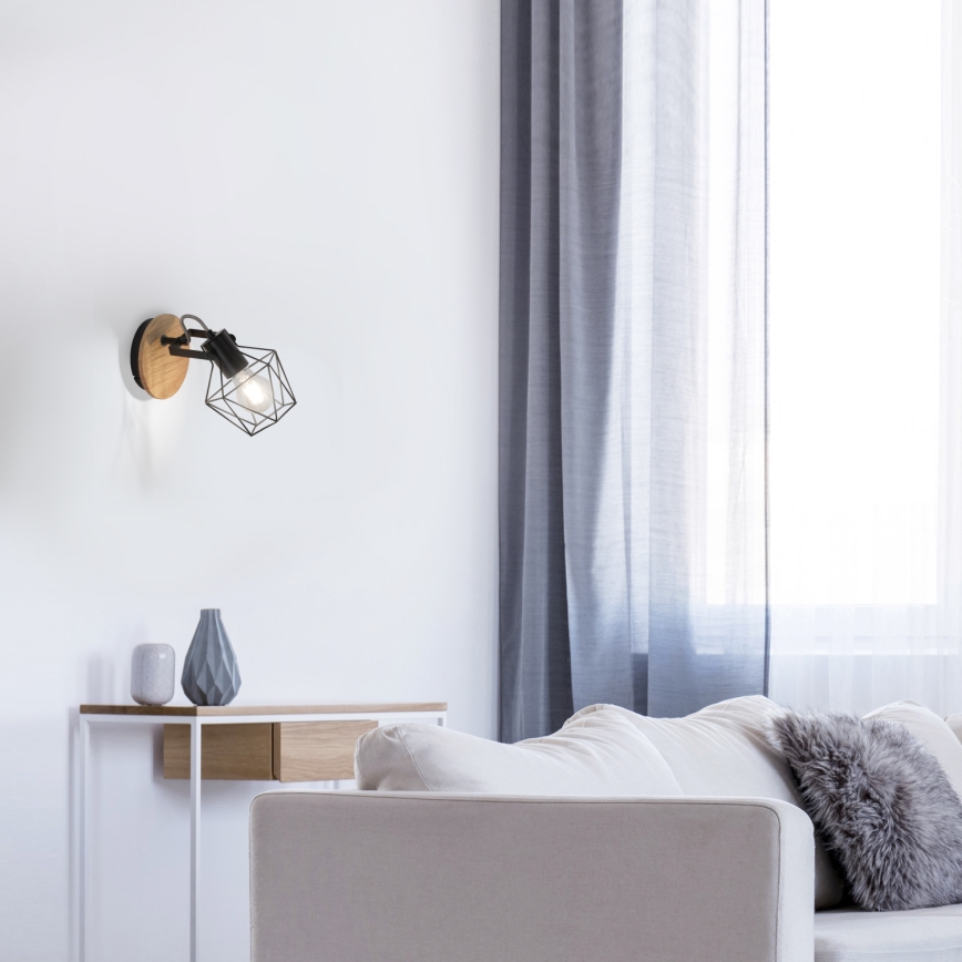 Leuchten Direkt 15671-78 - Foco de parede JARO 1xE27/60W/230V