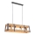 Leuchten Direkt 15721-79 - Candelabro num fio CRATE 4xE27/60W/230V