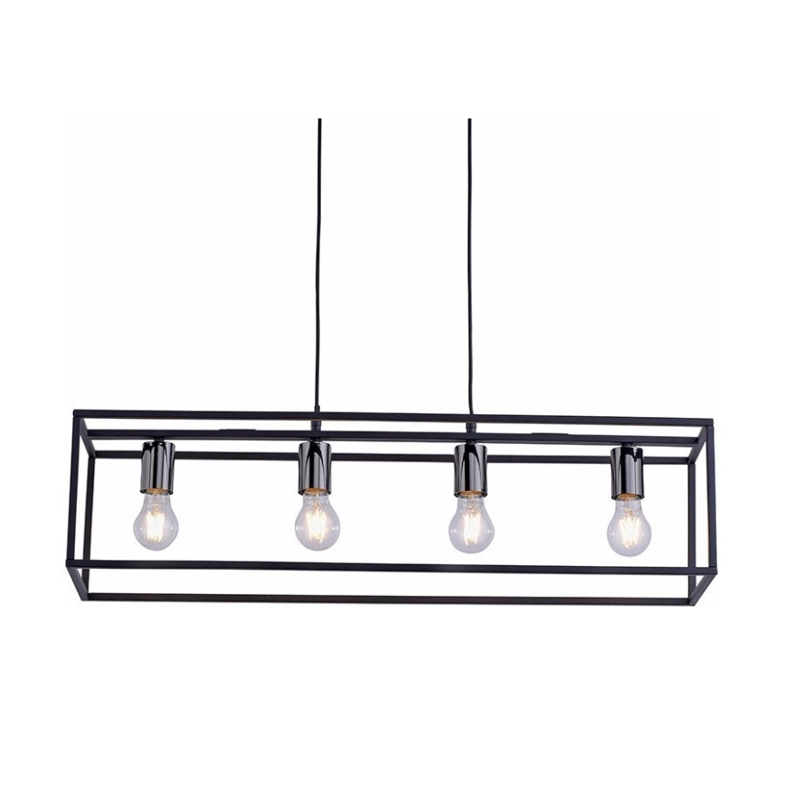 Leuchten Direkt 15854-18 - Candelabro suspenso FABIO 4xE27/60W/230V