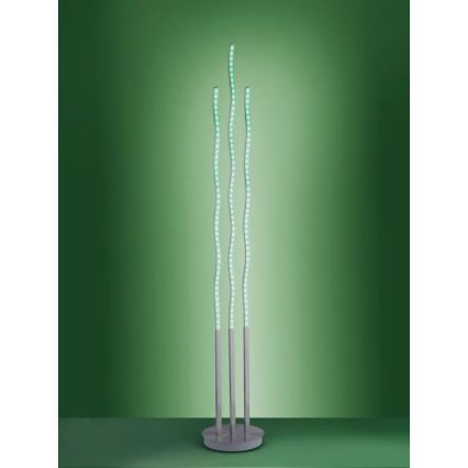 Leuchten Direkt 16268-55 - Candeeiro de chão LED RGB com regulação WAVE LED/31W/230V + comando