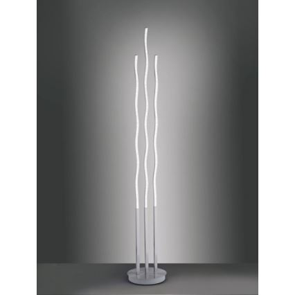 Leuchten Direkt 16268-55 - Candeeiro de chão LED RGB com regulação WAVE LED/31W/230V + comando