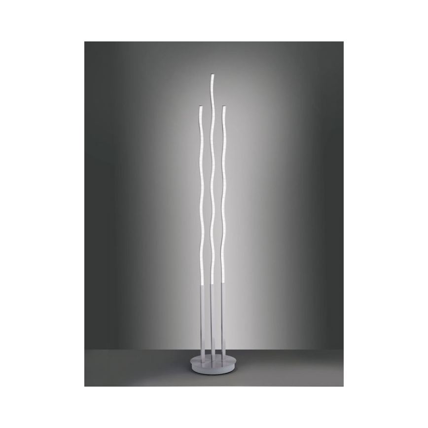 Leuchten Direkt 16268-55 - Candeeiro de chão LED RGB com regulação WAVE LED/31W/230V + comando