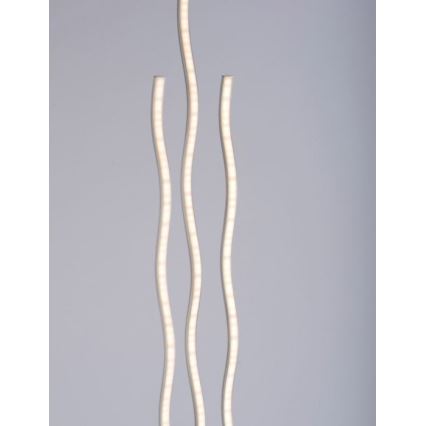 Leuchten Direkt 16268-55 - Candeeiro de chão LED RGB com regulação WAVE LED/31W/230V + comando
