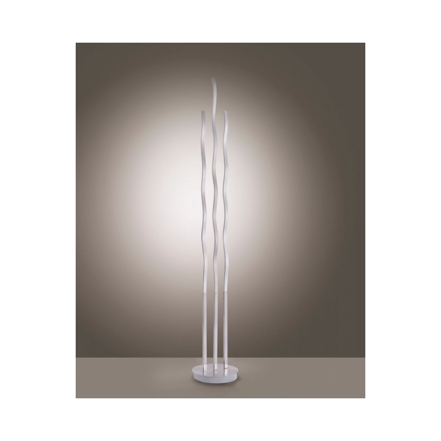 Leuchten Direkt 16268-55 - Lâmpada de pé LED RGB regulável WAVE LED/31W/230V + comando à distância