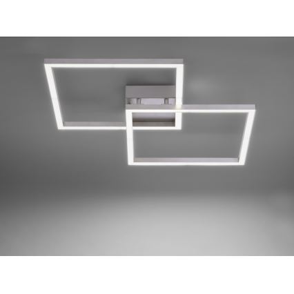 Leuchten Direkt 16429-55 - Luz de teto de inundação RGB LED LOLA 2xLED/12,5W/230V Tuya + controlo remoto