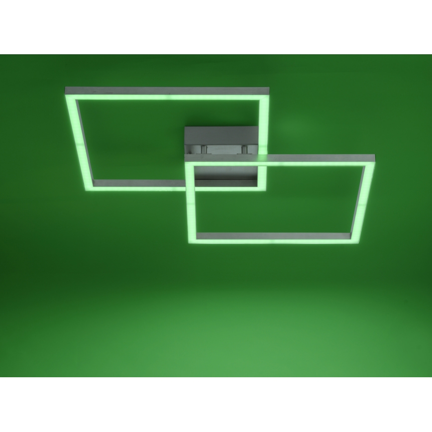 Leuchten Direkt 16429-55 - Luz de teto de inundação RGB LED LOLA 2xLED/12,5W/230V Tuya + controlo remoto