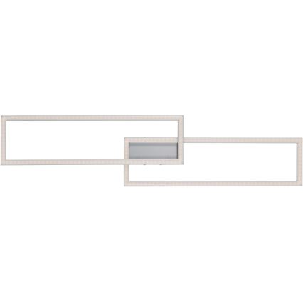 Leuchten Direkt 16430-55 - Luminária de teto regulável LED RGBW MAXI 2xLED/18W/230V 2700-5000K cromo fosco + comando remoto