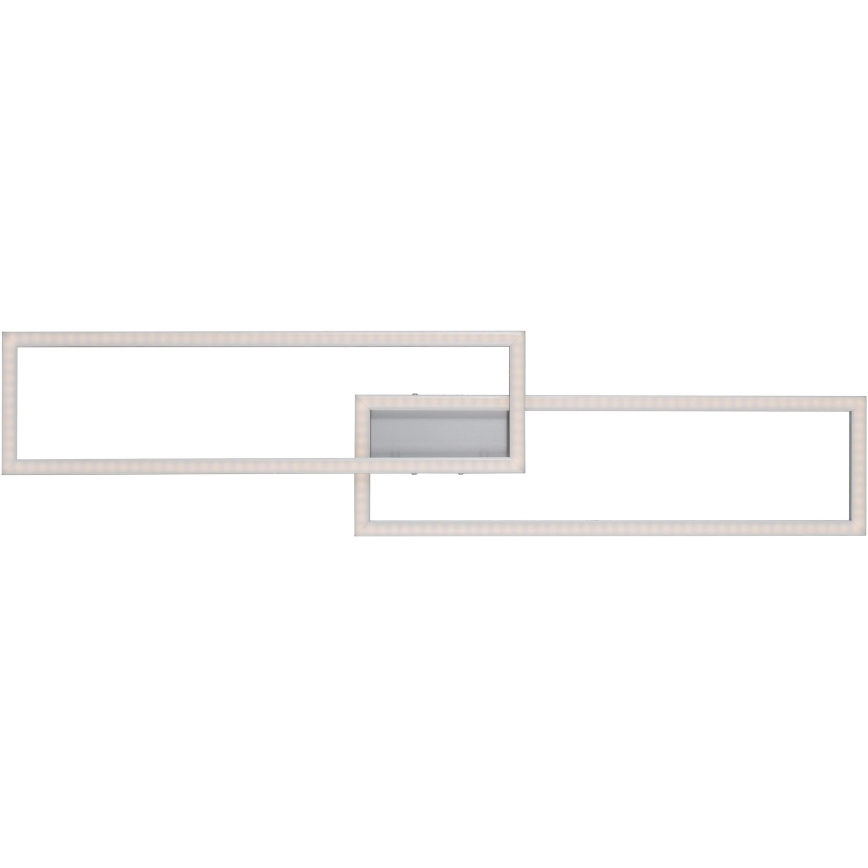 Leuchten Direkt 16430-55 - Luminária de teto regulável LED RGBW MAXI 2xLED/18W/230V 2700-5000K cromo fosco + comando remoto
