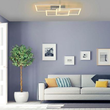 Leuchten Direkt 16431-55 - Candelabro integrado RGB LED com regulação MAXI LED/27W/230V + controlo remoto
