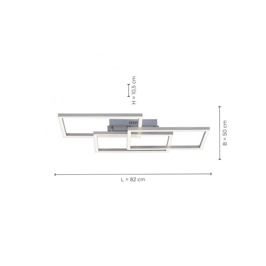 Leuchten Direkt 16431-55 - Candelabro integrado RGB LED com regulação MAXI LED/27W/230V + controlo remoto