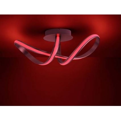 Leuchten Direkt 18431-55 - Iluminação de teto LED RGB com regulação MELINDA LED/28W/230V