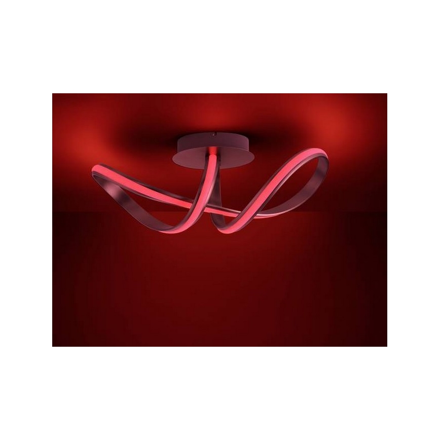 Leuchten Direkt 18431-55 - Iluminação de teto LED RGB com regulação MELINDA LED/28W/230V
