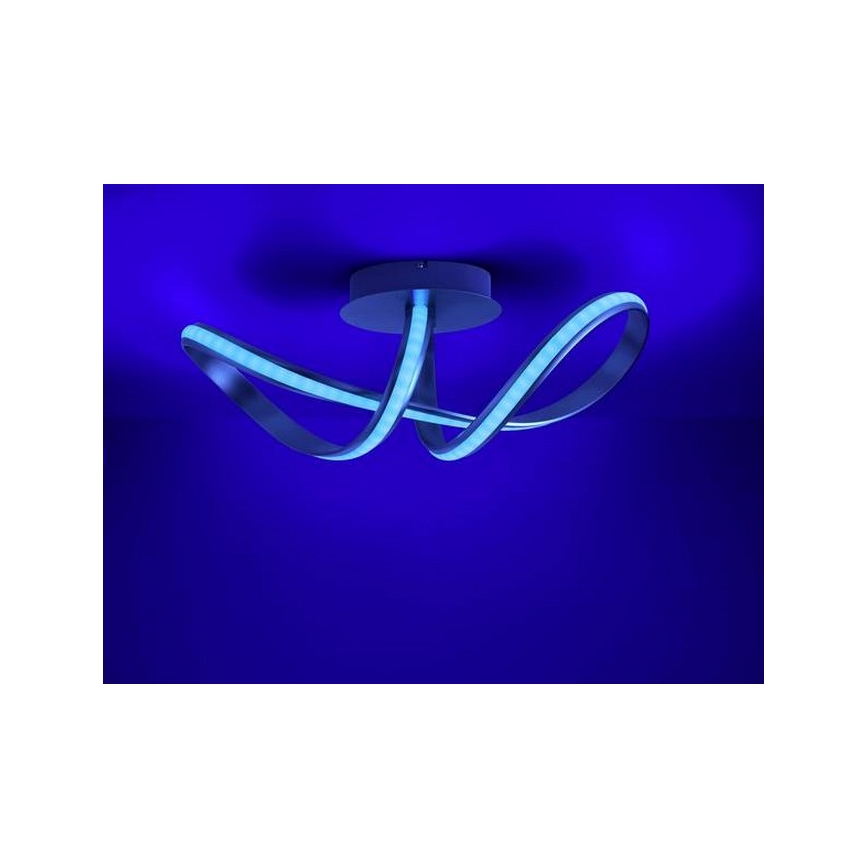 Leuchten Direkt 18431-55 - Iluminação de teto LED RGB com regulação MELINDA LED/28W/230V