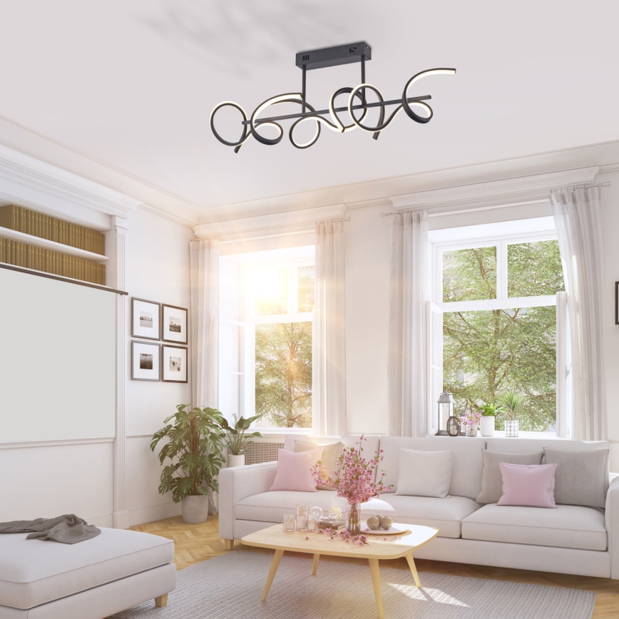 Leuchten Direkt 19032-18 - Lustre pendente LED CURLS 3xLED/25,8W/230V