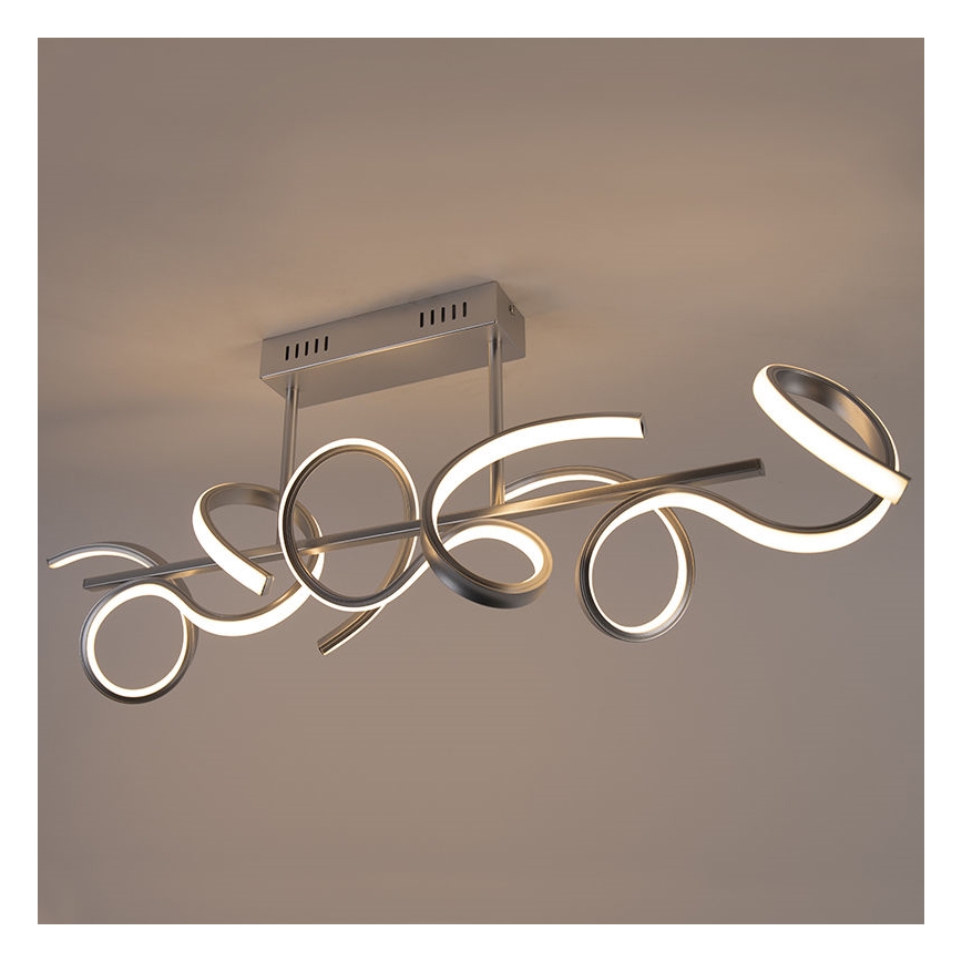 Leuchten Direkt 19032-21 - Candelabro montado à superfície LED com regulação CURLS LED/25,8W/230V