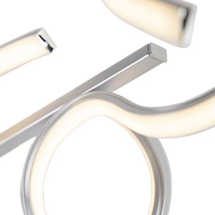 Leuchten Direkt 19032-21 - Candelabro montado à superfície LED com regulação CURLS LED/25,8W/230V