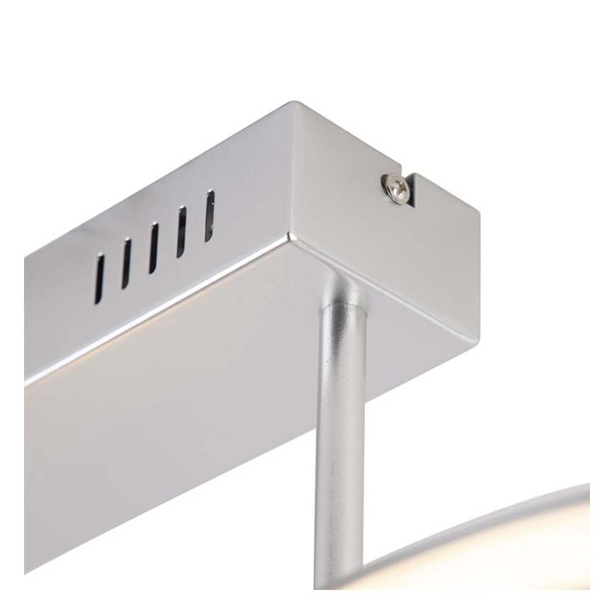 Leuchten Direkt 19032-21 - Candelabro montado à superfície LED com regulação CURLS LED/25,8W/230V