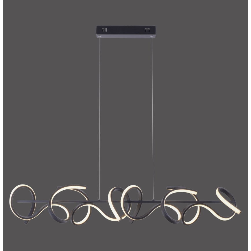 Leuchten Direkt 19033-18 - Candelabro num fio fosco LED CURLS 4xLED/10,2W/230V