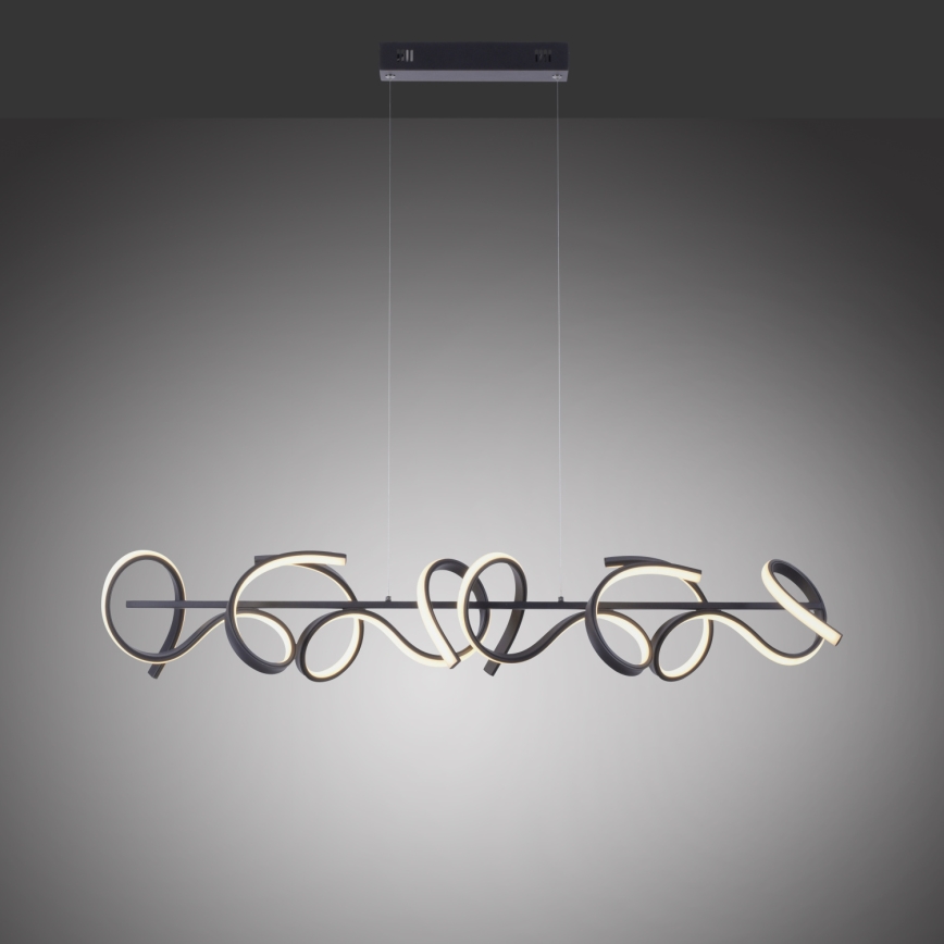 Leuchten Direkt 19033-18 - Candelabro num fio fosco LED CURLS 4xLED/10,2W/230V