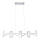 Leuchten Direkt 19033-21 - Candelabro suspenso LED com regulação CURLS LED/40,8W/230V