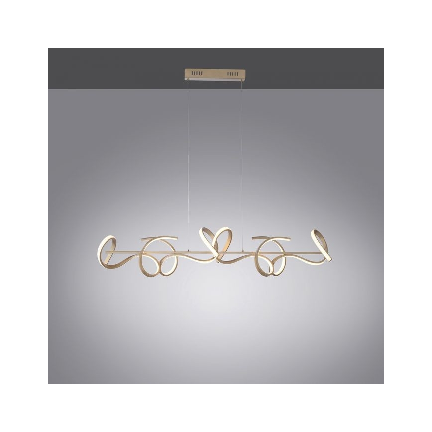 Leuchten Direkt 19033-60 - Candelabro suspenso LED com regulação CURLS LED/40,8W/230V