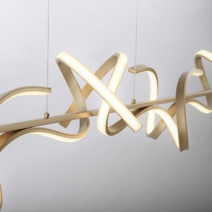 Leuchten Direkt 19033-60 - Candelabro suspenso LED com regulação CURLS LED/40,8W/230V