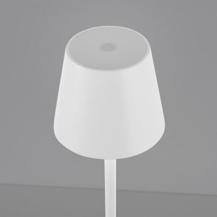 Leuchten Direkt 19250-16 - LED Candeeiro de mesa exterior recarregável com regulação EURIA LED/3W/5V IP54 branco