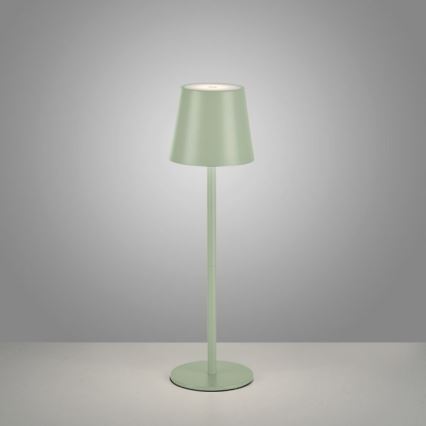 Leuchten Direkt 19250-43 - LED Candeeiro de mesa exterior recarregável com regulação EURIA LED/3W/5V IP54 verde