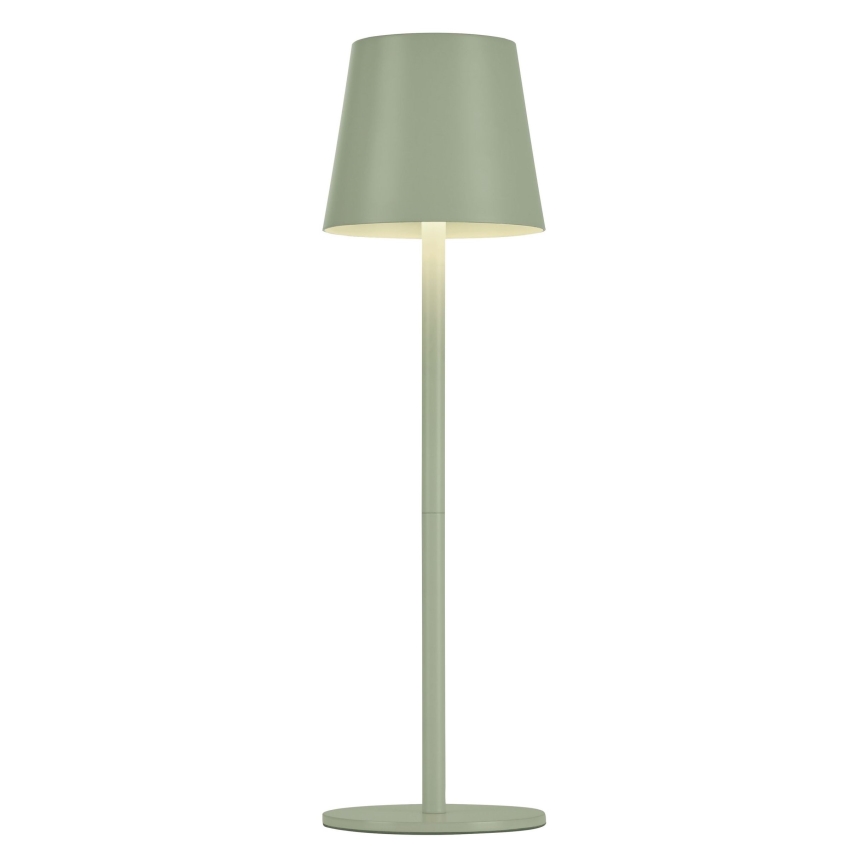 Leuchten Direkt 19250-43 - LED Candeeiro de mesa exterior recarregável com regulação EURIA LED/3W/5V IP54 verde