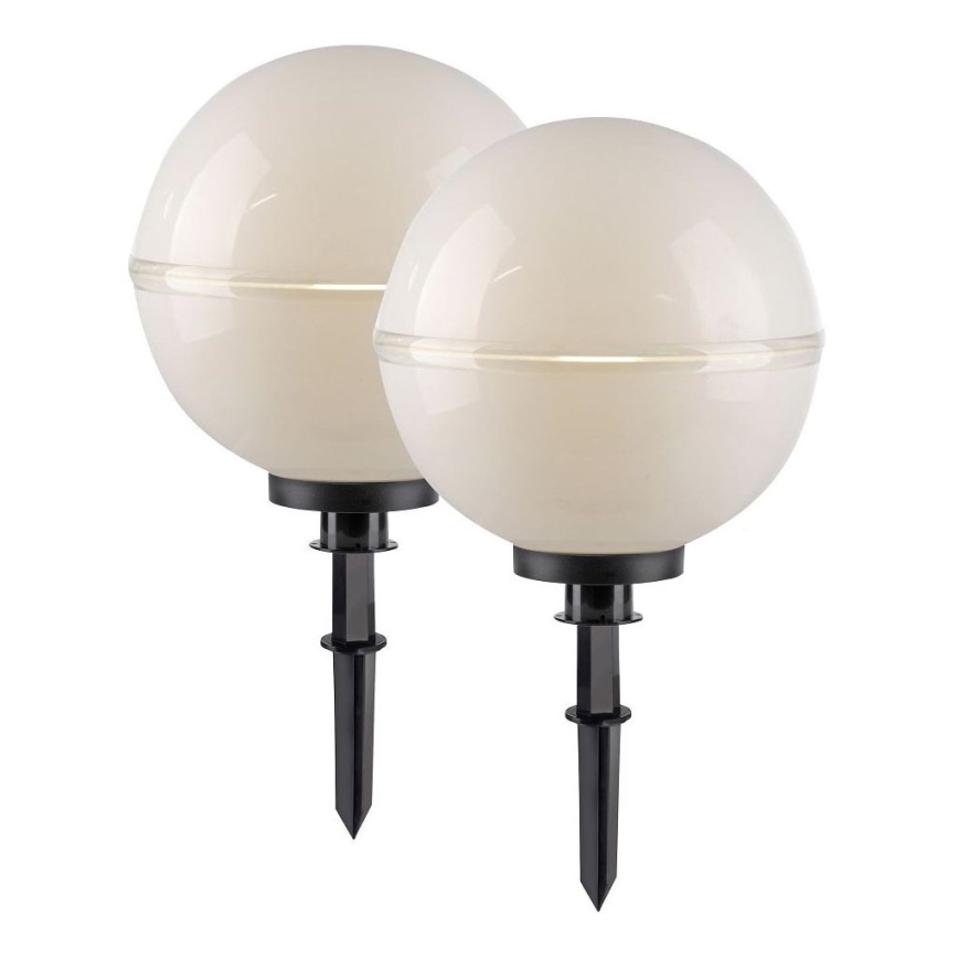 Leuchten Direkt 19324-16-2 - CONJUNTO 2x Candeeiro exterior 1xE27/40W/230V diâmetro 40 cm IP44
