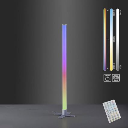 Leuchten Direkt 19902-21 - Candeeiro LED RGB com regulação RINGO LED/10W/230V+CR
