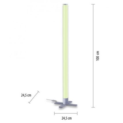 Leuchten Direkt 19902-21 - Candeeiro LED RGB com regulação RINGO LED/10W/230V+CR