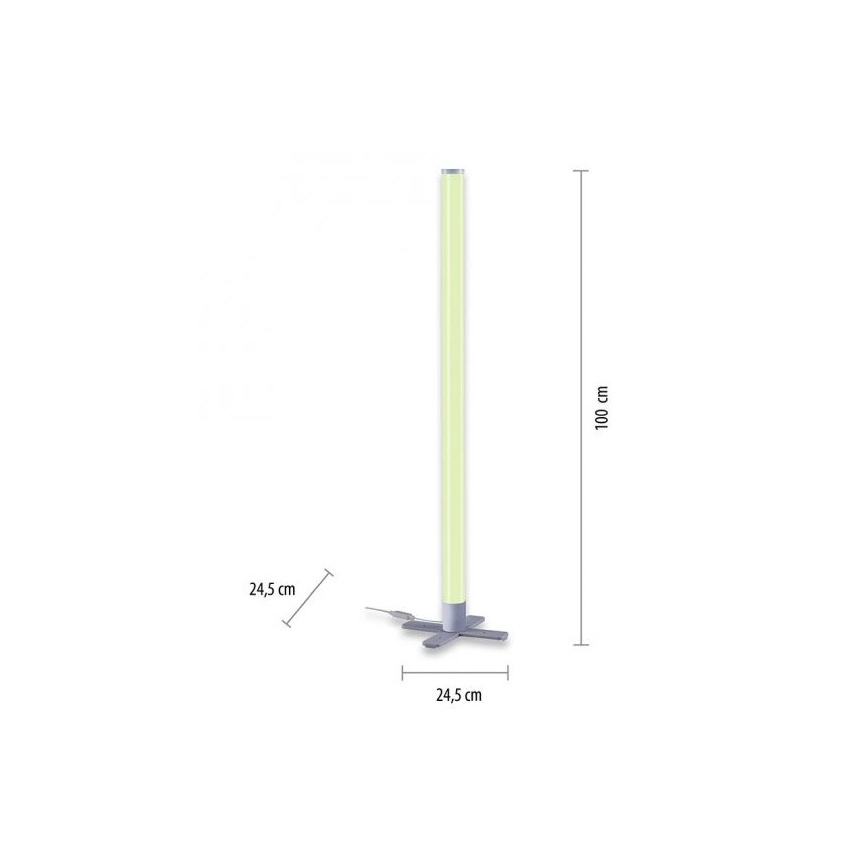 Leuchten Direkt 19902-21 - Candeeiro LED RGB com regulação RINGO LED/10W/230V+CR