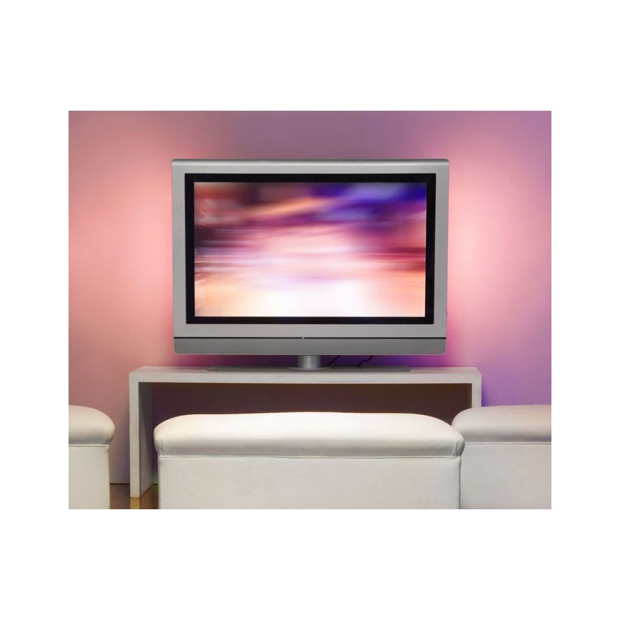 Leuchten Direkt 81215-70-Tira LED RGB com regulação TEANIA 5m LED/19W/12/230V + controlo remoto