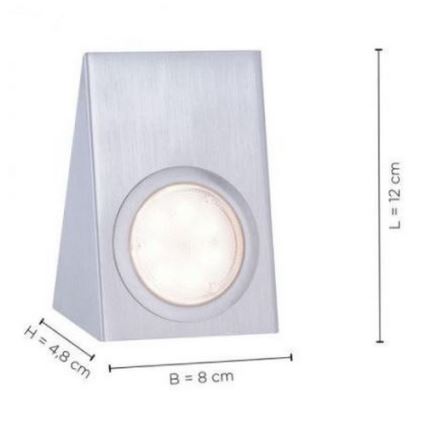 Leuchten Direkt 84111-55-3 - CONJUNTO 3x Iluminação de mobília LED com regulação THEO LED/3,6W/230V