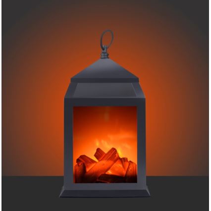 Leuchten Direkt 86220-18 - Lanterna decorativa LED CHIMNEY LED/0,6W/3xAAA