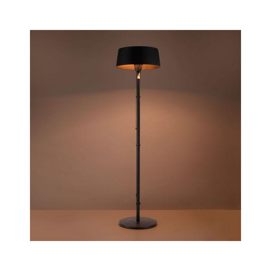 Leuchten Direkt 99507-18 - Elemento de aquecimento exterior GLOW 1500W/230V 1,95 m IP44 preto
