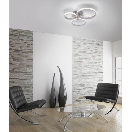 Leuchten Direkt 12110-55 - Candelabro integrado LED JOHANNA 1xLED/4,5W/230V+1xLED/6W+1xLED/7,5W