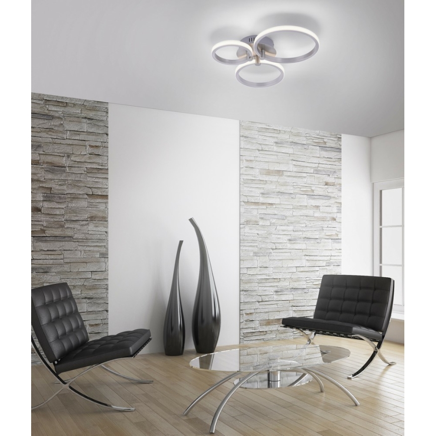 Leuchten Direkt 12110-55 - Candelabro integrado LED JOHANNA 1xLED/4,5W/230V+1xLED/6W+1xLED/7,5W