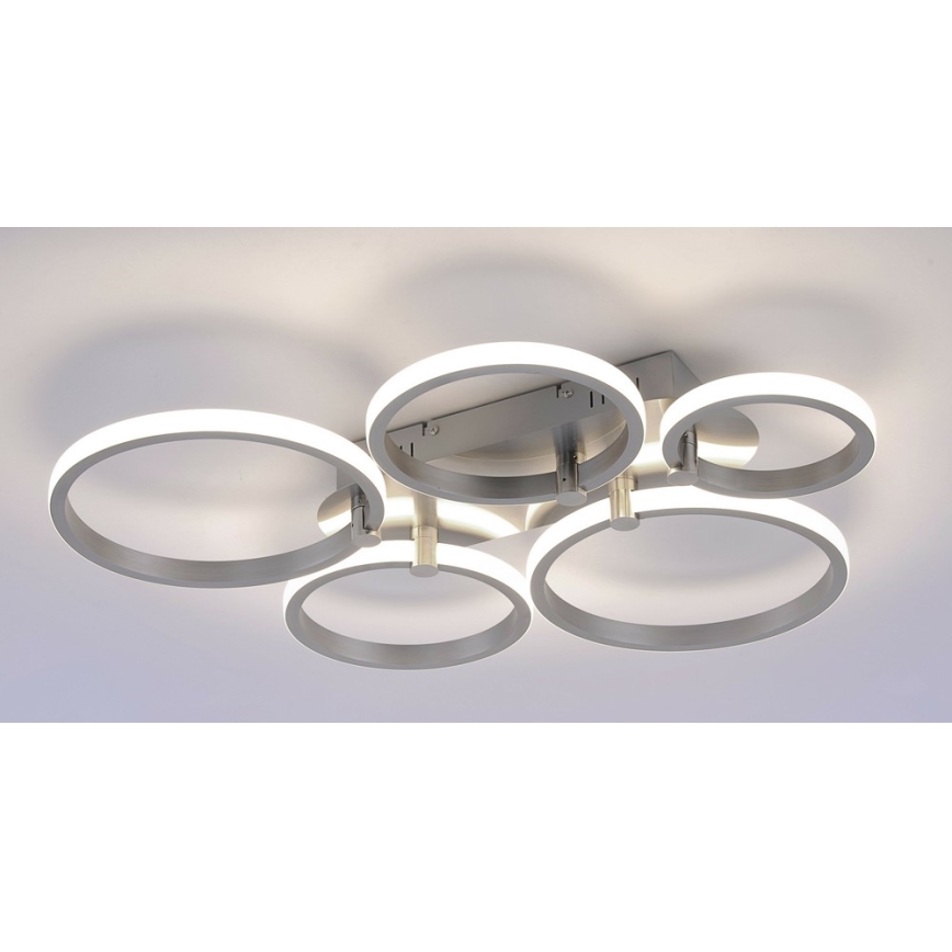 Leuchten Direkt 12112-55 - Candelabro integrado LED JOHANNA 2xLED/11,5W/230V+2xLED/9W+1xLED/7W
