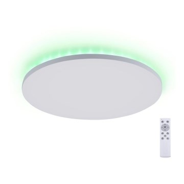 Leuchten Direkt- Iluminação de teto LED RGB com regulação GUSTAV LED/22,1W/230V 2700-5000K + controlo remoto