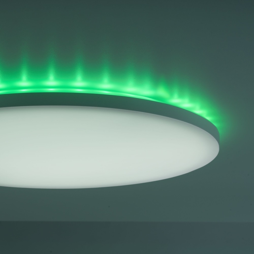 Leuchten Direkt- Iluminação de teto LED RGB com regulação GUSTAV LED/22,1W/230V 2700-5000K + controlo remoto
