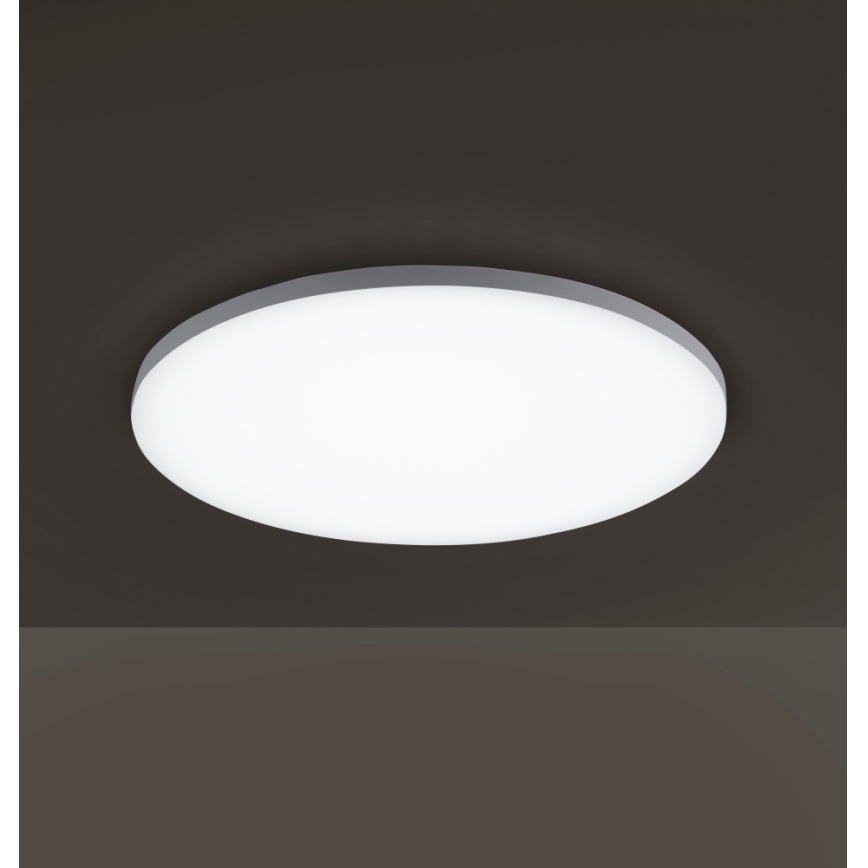 Leuchten Direkt- Iluminação de teto LED RGB com regulação GUSTAV LED/22,1W/230V 2700-5000K + controlo remoto