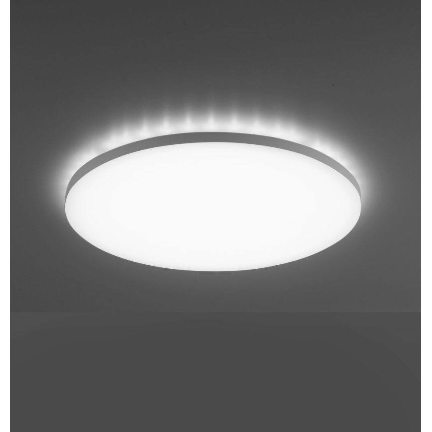 Leuchten Direkt- Iluminação de teto LED RGB com regulação GUSTAV LED/22,1W/230V 2700-5000K + controlo remoto
