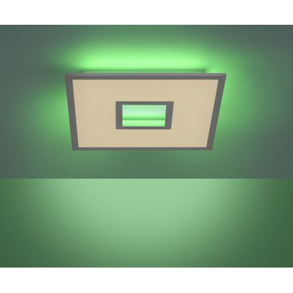 Leuchten Direkt 11645-16 - Iluminação de teto LED RGB com regulação RECESS LED/22,5W/230V + LED/5W + comando