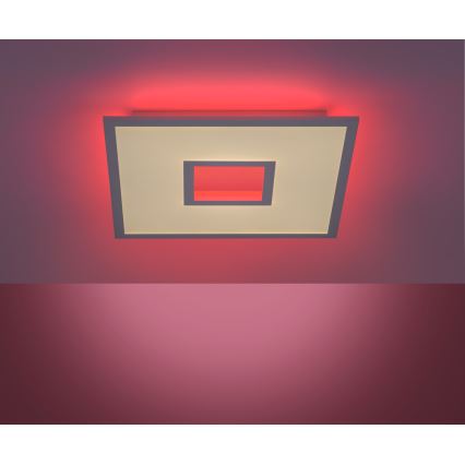 Leuchten Direkt 11645-16 - Iluminação de teto LED RGB com regulação RECESS LED/22,5W/230V + LED/5W + comando