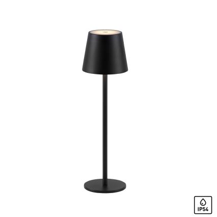 Leuchten Direkt 19250-18 - LED Candeeiro de mesa exterior recarregável com regulação EURIA LED/3W/5V IP54 preto