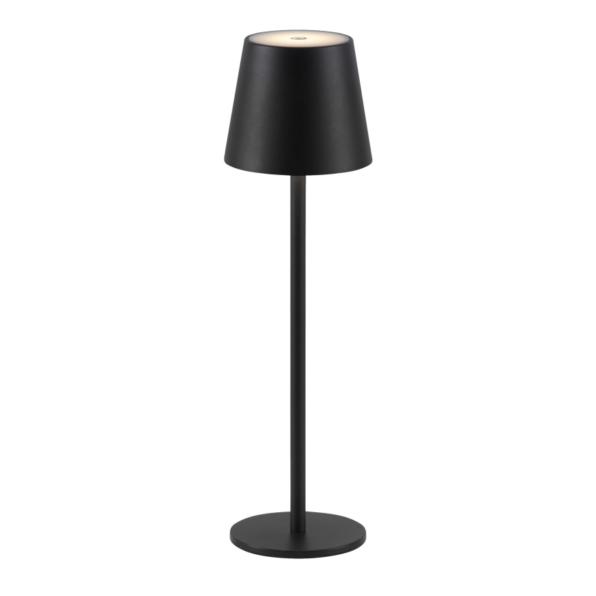 Leuchten Direkt 19250-18 - LED Candeeiro de mesa exterior recarregável com regulação EURIA LED/3W/5V IP54 preto
