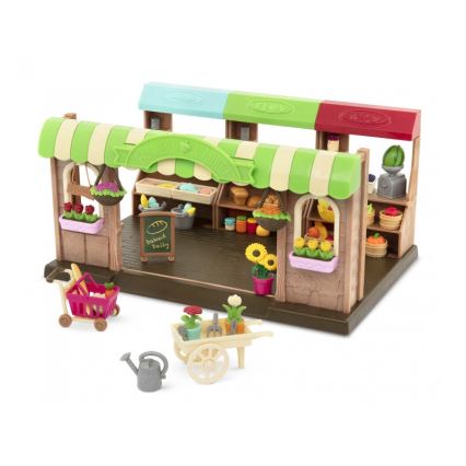 Li'l Woodzeez - Conjunto de brinquedos dos agricultores